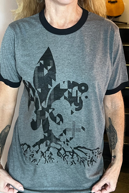 KenteGray (Gray Ringer) - T-Shirt - UNISEX