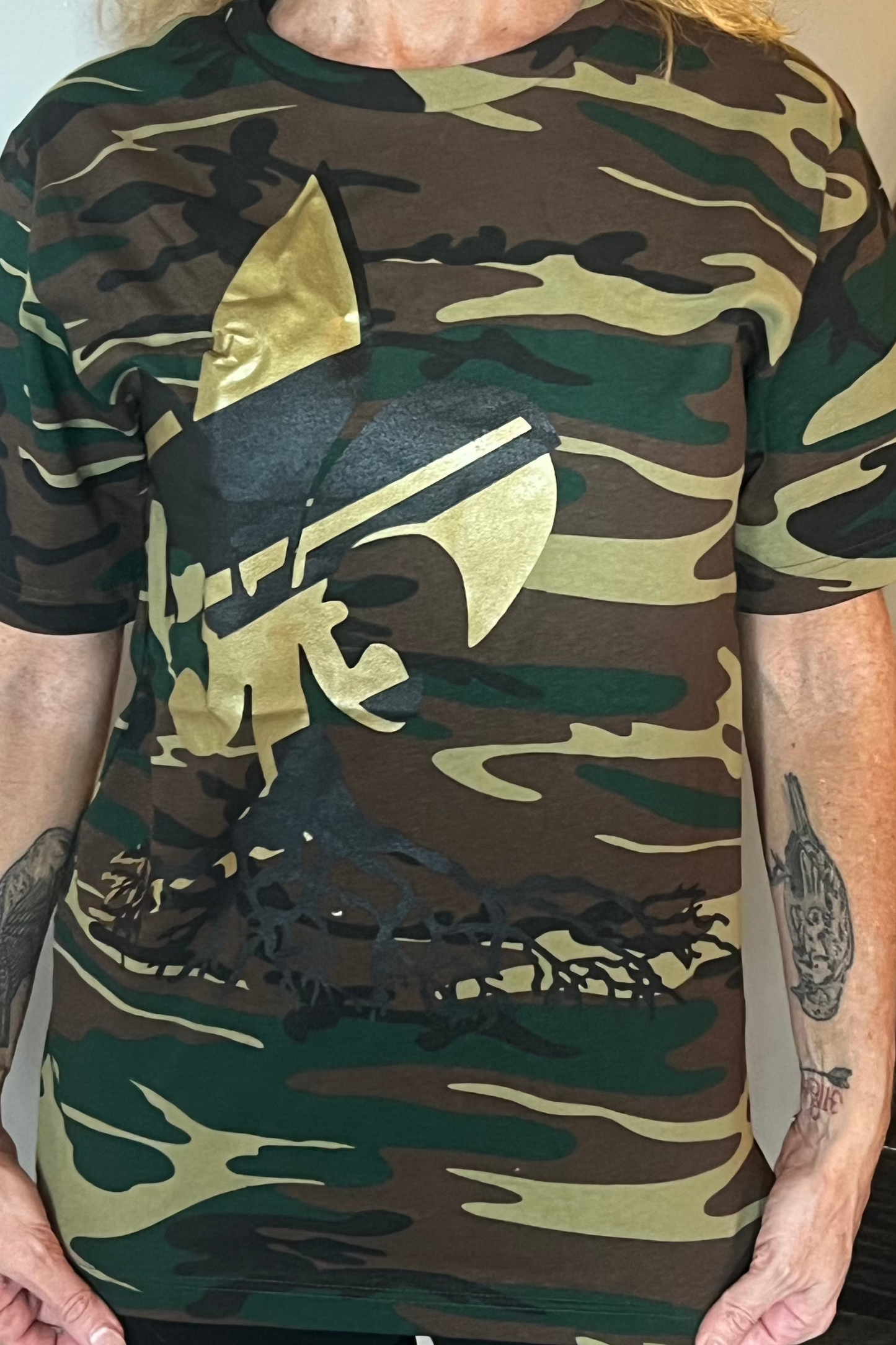 WhoDat Soldier ( Camo) - T-Shirt